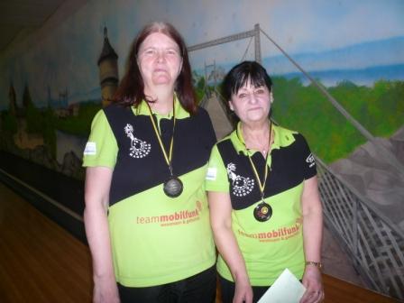 2.Platz  Anneliese Gielen-Pilger  Helga Honigmann   BC Bowling Stones Magdeburg