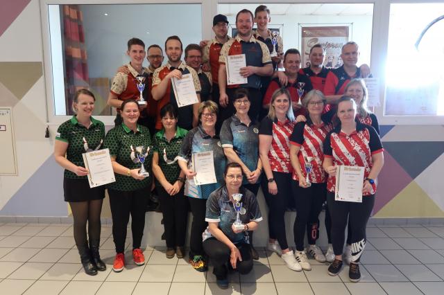 Triopokal Damen und Herren- Platz 1-3