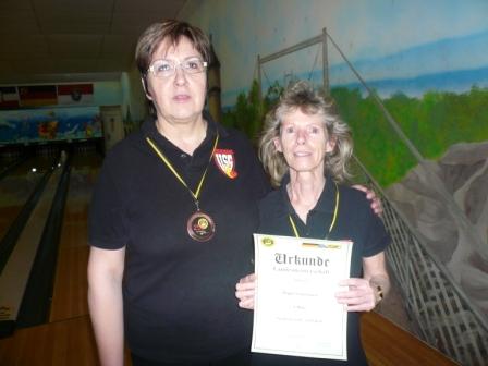 3.Platz  Sigrid Osterroth  Steffi Bach   VSG Oppin