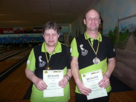 Landesmeister Bodo Grüneberg   Veit-Markus Gerth  BC Bowling Stones Magdeburg - 