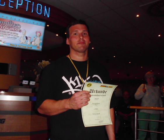LM Einzel  Landesmeister  Enrico Strauß  1.Bowlingclub Magdeburg