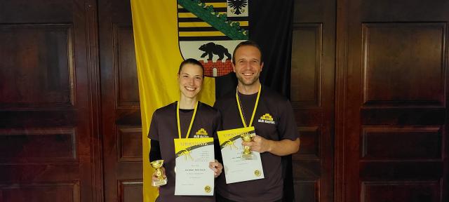 Platz 1 Erwachsene - Maxi Kabisch und Patrick Machlitt