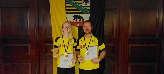 Platz 1 U18 - Lorena und Stephan Lorenz