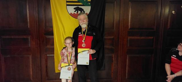 Platz 3 U10 - Anna Sophie Walkemeyer und Henrik Schwarz