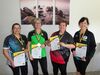 Seniorinnen A
Landesmeisterin: Kathrin Buchmann
Platz 2: Christina Rohowski
Platz 3: Gesine Schell
Platz 3: Manuela Friede 